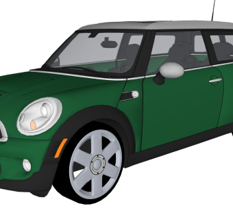 超精细汽车模型 迷你 MINI COOPER 3